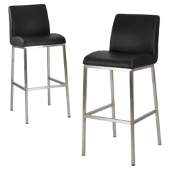 30" Vasos Bonded Leather Barstool Set 2ct - Christopher Knight Home -Cheap Furniture Store GUEST 849d2d6a 7a4c 4bd6 8b3b 01b5c721dc1d