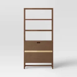 70.5" Warwick Storage Bookcase Brown - Threshold™ -Cheap Furniture Store GUEST 85980270 0fc8 4a5b ba6e e66fa9ae95c9