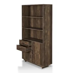69.8" Tappan Bookcase With Cabinet Reclaimed Oak - HOMES: Inside + Out -Cheap Furniture Store GUEST 864a616a ddd2 49d9 b2b9 c42fba9c9ec9