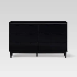 Mid-Century Modern Solid Wood 6 Drawer Double Dresser - Saracina Home -Cheap Furniture Store GUEST 90151679 33ac 41ca 9018 ea6b115ba554