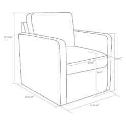 Pinetops Swivel Base Accent Chair - Threshold™ -Cheap Furniture Store GUEST 9122e1e1 4b4a 4722 a4d8 a5610912f064