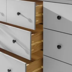 Stiva Classic Mid-Century Modern Horizontal 6 Drawer Dresser - Saracina Home -Cheap Furniture Store GUEST 91898bd5 b026 4577 881c aaf75dec2792