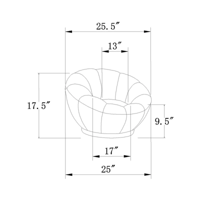 Tulip Kids’ Chair - Pillowfort™ 7 Tulip Kids’ Chair - Pillowfort™ - Image 5