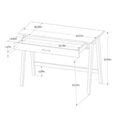 Paulo Wood Writing Desk With Drawer - Threshold™ -Cheap Furniture Store GUEST a3818299 8a65 473a bf93 e5c5d6e1b99b