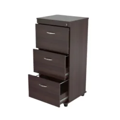 40.16" 3 Drawer Locking File Cabinet Espresso - Inval -Cheap Furniture Store GUEST a753642c 8571 4cc1 908f 08feae28a4d1