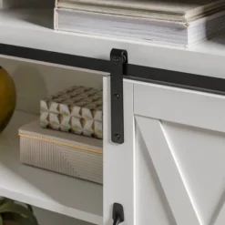 Transitional Sliding Barndoor Highboy TV Stand For TVs Up To 58" - Saracina Home 31 Transitional Sliding Barndoor Highboy TV Stand For TVs Up To 58" - Saracina Home -Cheap Furniture Store GUEST b5a3e537 90f4 4e58 a208 0c36538d1d04
