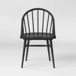 2pk Adwolf Rounded Spindle Dining Chairs Black - Threshold™ -Cheap Furniture Store GUEST b73366f6 2ccc 4621 929a 1dd8fc28ea92