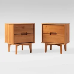 Mid-Century Modern Wood Nightstand - Saracina Home -Cheap Furniture Store GUEST ba155c5a 2d30 4a7d a041 aa93a2472c72