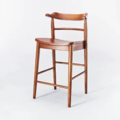 Kaysville Curved Back Wood Counter Height Barstool - Threshold™ Designed With Studio McGee -Cheap Furniture Store GUEST baa82fbe ac12 4c2a 9ae3 99bba3e5e2ba