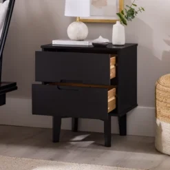 Mid-Century Modern Wood Nightstand - Saracina Home -Cheap Furniture Store GUEST bb8cd0af 9f2f 4c69 916e ce68660dee05