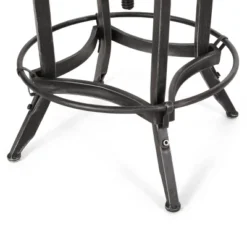 2pc Farmdale Industrial Firwood Adjustable Height Swivel Counter Height Barstools Antique Natural/Pewter - Christopher Knight Home -Cheap Furniture Store GUEST bbd5f51a c391 4c34 ba82 734baadc6ab1