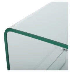 Ramona Console With Shelf TV Stand For TVs Up To 44" Clear - Christopher Knight Home -Cheap Furniture Store GUEST be9a6c18 ee65 44cf 8b00 273919cadff1