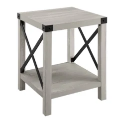 Sophie Rustic Industrial X Frame Side Table - Saracina Home -Cheap Furniture Store GUEST c1125711 7889 4b84 9fa5 0ca14c668343
