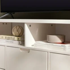 Cara Mid-Century Modern 3 Drawer Corner TV Stand For TVs Up To 58" - Saracina Home -Cheap Furniture Store GUEST c84185b3 2218 44f2 8f9f 46919812d8aa