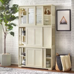 Pacific Stackable Cabinet With Sliding Doors - Buylateral -Cheap Furniture Store GUEST ce57ff6e da8e 40c0 9bc4 14b76df881af