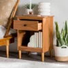 Stiva Classic Mid-Century Modern 1 Drawer Nightstand - Saracina Home -Cheap Furniture Store GUEST d0ac9521 2736 469e a184 e2d227c8cc21