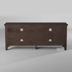 Transitional 4 Cubby Wood Open Storage TV Stand For TVs Up To 65"- Saracina Home -Cheap Furniture Store GUEST d19d33bf 7971 4a2c 9f62 7f842ee0c099