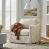 Vivian Park Upholstered Swivel Chair Cream - Threshold™ Designed With Studio McGee 1 Vivian Park Upholstered Swivel Chair Cream - Threshold™ Designed With Studio McGee -Cheap Furniture Store GUEST d2f62ae4 c95c 4a87 8460 00da4577b979