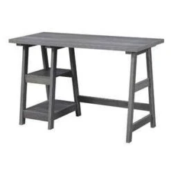 Designs2Go Trestle Desk With Shelves - Breighton Home -Cheap Furniture Store GUEST d3c35582 9cbe 4d8b 93b4 313574d1e5e3