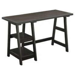 Designs2Go Trestle Desk With Shelves - Breighton Home -Cheap Furniture Store GUEST dce1e693 0860 4d20 872d b1e4fbd1c6b4