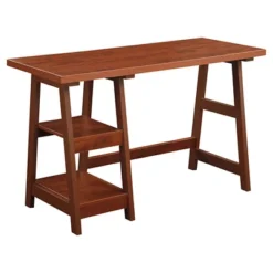 Designs2Go Trestle Desk With Shelves - Breighton Home -Cheap Furniture Store GUEST e9cc924e 4291 4243 ac31 220955c22f8e