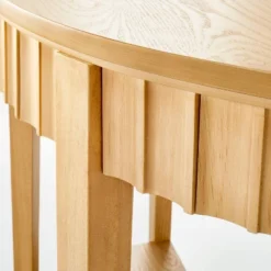 Thousand Oaks Wood Scalloped Demilune Console Table - Threshold™ Designed With Studio McGee -Cheap Furniture Store GUEST eb35aaa8 f7c8 4881 b5d1 f85e53b2ca90