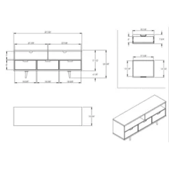 Cara Mid-Century Modern 3 Drawer TV Stand For TVs Up To 65" - Saracina Home 36 Cara Mid-Century Modern 3 Drawer TV Stand For TVs Up To 65" - Saracina Home -Cheap Furniture Store GUEST eddff1d9 3448 4181 a60a 1b127bbf16df