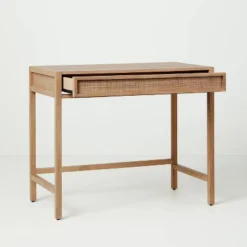 Wood & Cane Transitional Writing Desk - Hearth & Hand™ With Magnolia 13 Wood & Cane Transitional Writing Desk - Hearth & Hand™ With Magnolia -Cheap Furniture Store GUEST f210c649 4f0c 4443 992e 4bede304898a