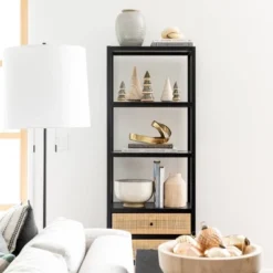 Console Table With Woven Rattan Shelf Black - Threshold™ Designed With Studio McGee 22 Console Table With Woven Rattan Shelf Black - Threshold™ Designed With Studio McGee -Cheap Furniture Store GUEST f71b8141 512b 4383 9135 4f0d694163bd