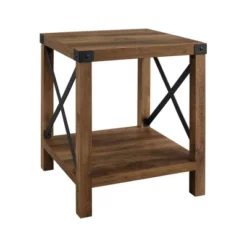 Sophie Rustic Industrial X Frame Side Table - Saracina Home -Cheap Furniture Store GUEST f915e628 130c 4cb9 b6c1 9e1deeb835fb