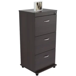 40.16" 3 Drawer Locking File Cabinet Espresso - Inval -Cheap Furniture Store GUEST fb2d5eb7 eefe 4761 ab1d 5cb2d85754f5