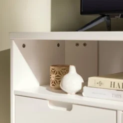 Cara Mid-Century Modern 3 Drawer Corner TV Stand For TVs Up To 58" - Saracina Home -Cheap Furniture Store GUEST fb957360 40de 4089 a8ee 5e1e6d667985