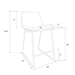 Bowden Faux Leather Counter Height Barstool - Threshold™ -Cheap Furniture Store GUEST fc17995b 497f 4a5a 958c c9c8bb9e68cc