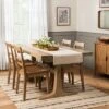 Pedestal Wood Dining Table - Natural - Hearth & Hand™ With Magnolia -Cheap Furniture Store GUEST fc6e274e 0696 43d6 8a73 c5e00e65ba98