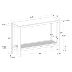 Console Table With Woven Rattan Shelf Black - Threshold™ Designed With Studio McGee 23 Console Table With Woven Rattan Shelf Black - Threshold™ Designed With Studio McGee -Cheap Furniture Store GUEST fd806213 5ef7 492e a065 be15b39cc53e